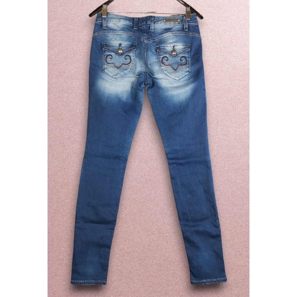 Be Rock For Express Women's Jeans Stretch Size 6 Skinny Dark W 32 in X L 31 in